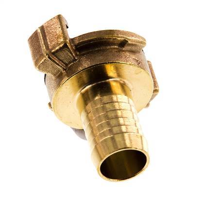 19 mm (3/4'') Hose Barb GEKA Garden Hose Brass Coupling [2 Pieces]