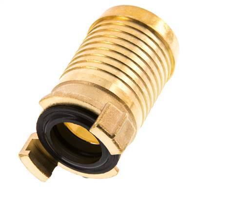 38 mm (1 1/2'') Hose Barb GEKA Garden Hose Brass Coupling