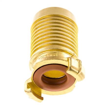 38 mm (1 1/2'') Hose Barb GEKA Garden Hose Brass Coupling KTW