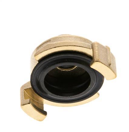 1/4'' Female GEKA Garden Hose Brass Coupling [2 Pieces]