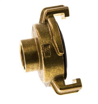 3/8'' Female GEKA Garden Hose Brass Coupling [2 Pieces]