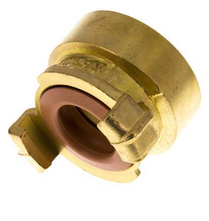 1 1/4'' Female GEKA Garden Hose Brass Coupling KTW