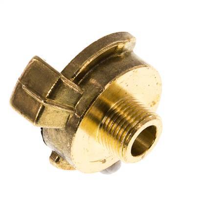 3/8'' Male GEKA Garden Hose Brass Coupling [2 Pieces]