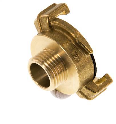 1/2'' Male GEKA Garden Hose Brass Coupling [2 Pieces]