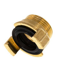 1'' Male GEKA Garden Hose Brass Coupling [2 Pieces]