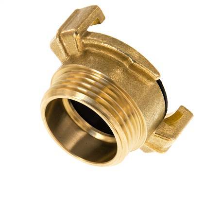 1'' Male GEKA Garden Hose Brass Coupling [2 Pieces]