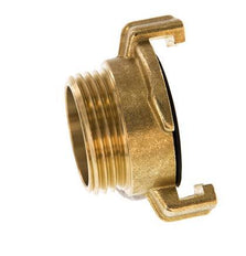 1'' Male GEKA Garden Hose Brass Coupling [2 Pieces]