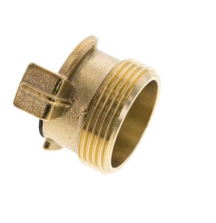 1 1/4'' Male GEKA Garden Hose Brass Coupling