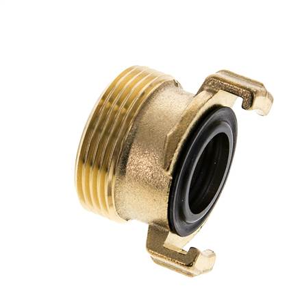 1 1/4'' Male GEKA Garden Hose Brass Coupling
