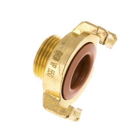 3/4'' Male GEKA Garden Hose Brass Coupling KTW