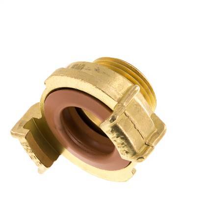 3/4'' Male GEKA Garden Hose Brass Coupling KTW