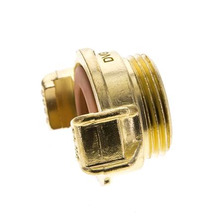 1'' Male GEKA Garden Hose Brass Coupling KTW