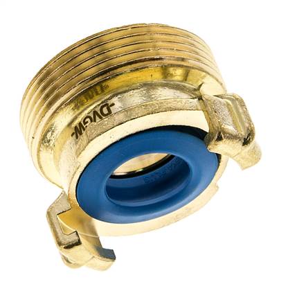 1 1/2'' Male GEKA Garden Hose Brass Coupling KTW