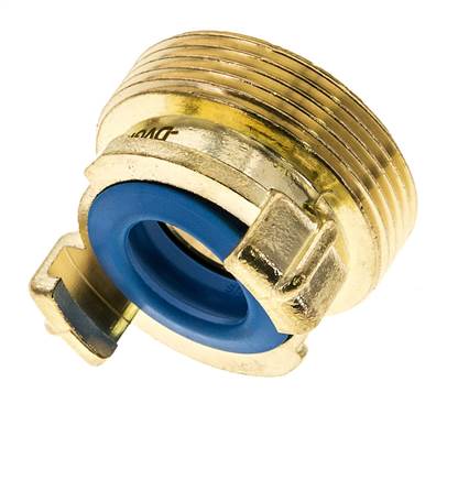 1 1/2'' Male GEKA Garden Hose Brass Coupling KTW
