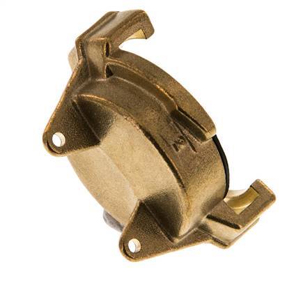 Brass End Cap for GEKA Garden Hose Coupling [2 Pieces]