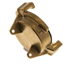 Brass End Cap for GEKA Garden Hose Coupling [2 Pieces]