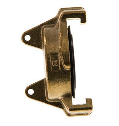 Brass End Cap for GEKA Garden Hose Coupling [2 Pieces]