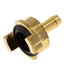 13 mm (1/2'') Hose Barb GEKA Garden Hose Brass Coupling Rotatable when uncoupled
