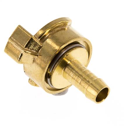 13 mm (1/2'') Hose Barb GEKA Garden Hose Brass Coupling Rotatable when uncoupled