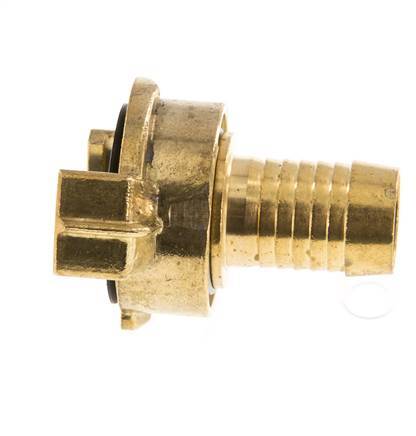 19 mm (3/4'') Hose Barb GEKA Garden Hose Brass Coupling Rotatable when uncoupled