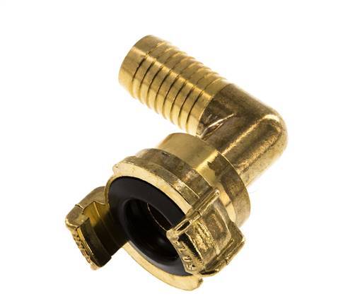 19 mm (3/4'') Hose Barb GEKA Garden Hose Brass Coupling Rotatable Elbow