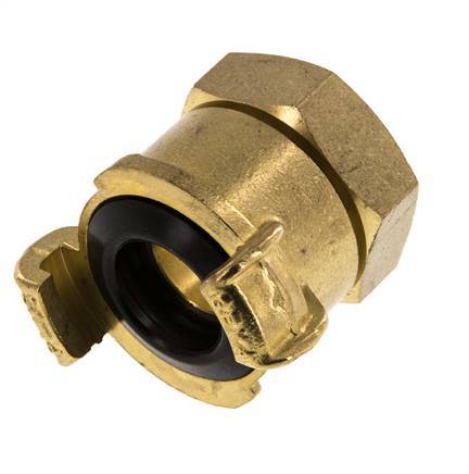 1'' Female GEKA Garden Hose Brass Coupling Rotatable