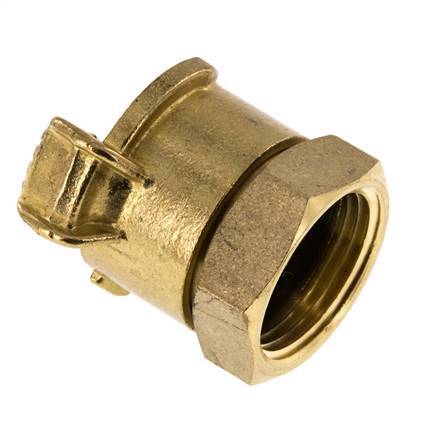 1'' Female GEKA Garden Hose Brass Coupling Rotatable