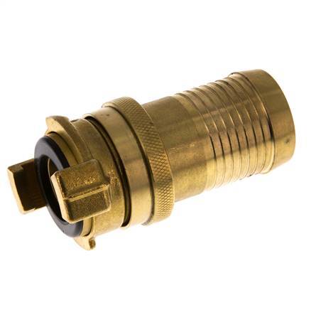 32 mm (1 1/4'') Hose Barb Safety GEKA Garden Hose Brass Coupling