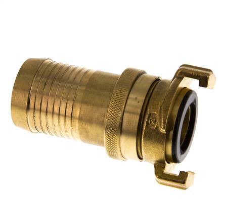 32 mm (1 1/4'') Hose Barb Safety GEKA Garden Hose Brass Coupling