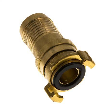 32 mm (1 1/4'') Hose Barb Safety GEKA Garden Hose Brass Coupling