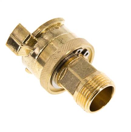 3/4'' Male Safety GEKA Garden Hose Brass Coupling