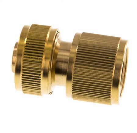 Brass GARDENA Style Hose Connector 13 mm (1/2")