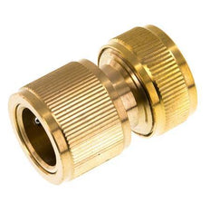 Brass GARDENA Style Hose Connector 13 mm (1/2")