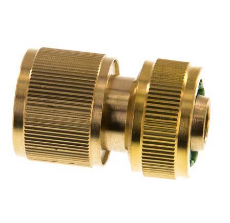 Brass GARDENA Style Hose Connector 13 mm (1/2")