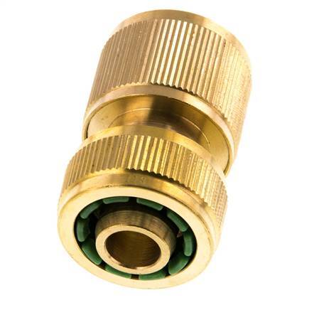 Brass GARDENA Style Hose Connector 13 mm (1/2")