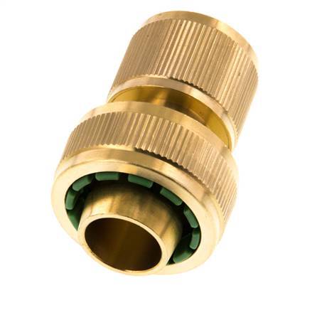 Brass GARDENA Style Hose Connector 19 mm (3/4")