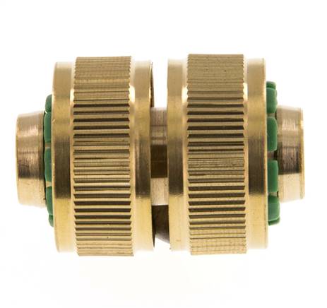 Brass GARDENA Style Hose Repairer 13 mm (1/2")