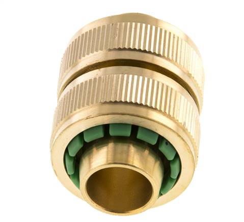 Brass GARDENA Style Hose Repairer 19 mm (3/4")