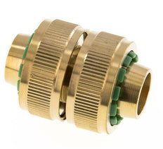 Brass GARDENA Style Hose Repairer 19 mm (3/4")