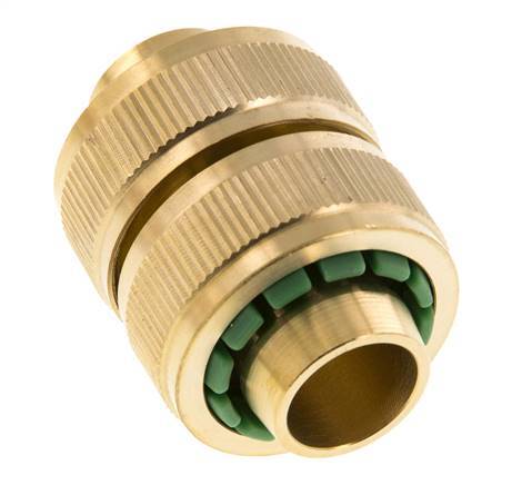 Brass GARDENA Style Hose Repairer 19 mm (3/4")