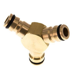 Brass 3x Garden Hose Plug