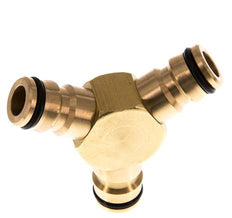Brass 3x Garden Hose Plug