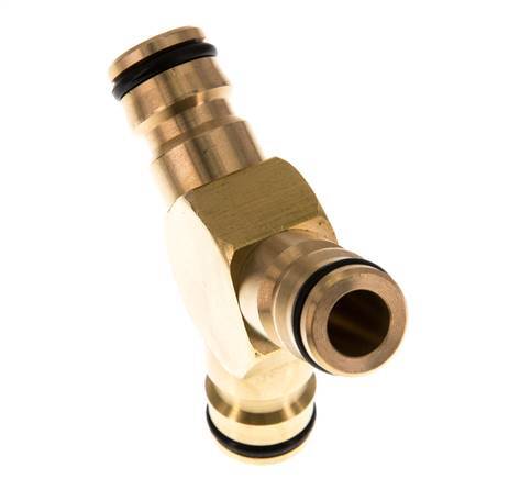 Brass 3x Garden Hose Plug