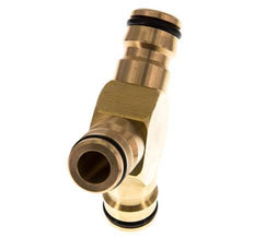 Brass 3x Garden Hose Plug