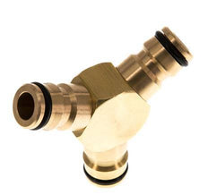 Brass 3x Garden Hose Plug