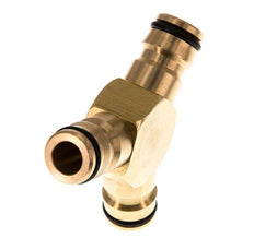 Brass 3x Garden Hose Plug