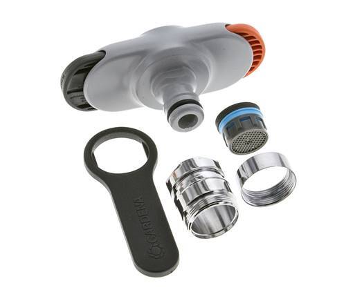 Plastic GARDENA Adapter M22 x 1.0 or M24 x 1.0 Male/Female Threads