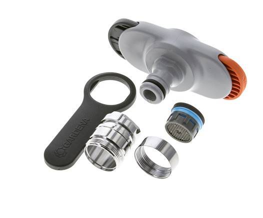 Plastic GARDENA Adapter M22 x 1.0 or M24 x 1.0 Male/Female Threads