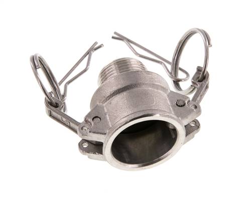 Camlock DN 20 (3/4'') Stainless Steel Coupling R 3/4'' Male Thread Type B MIL-C-27487
