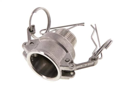 Camlock DN 20 (3/4'') Stainless Steel Coupling R 3/4'' Male Thread Type B MIL-C-27487